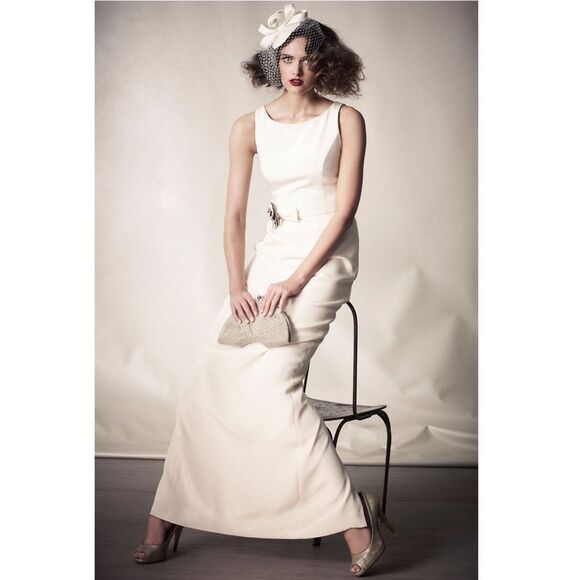 Anthropologie BHLDN x Prenite Bouvier Column Dress